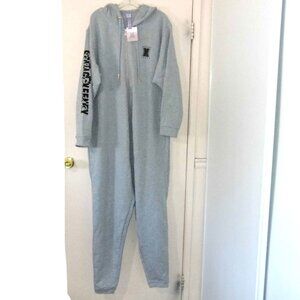 SAVAGE X FENTY By Rhianna Forever Savage Gray Hooded Onesie Womens Size 2XL NWT
